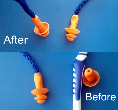 how to clean silicone earplugs..