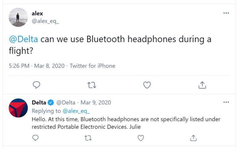 does bluetooth headphones work on a plane